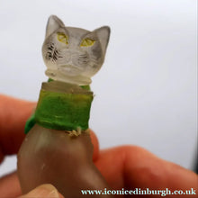 Load image into Gallery viewer, 1920s CUSSONS Miniature Cat Perfume Bottle or Flacon. Wembley Empire Exhibition Interest 1924
