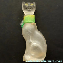 Load image into Gallery viewer, 1920s CUSSONS Miniature Cat Perfume Bottle or Flacon. Wembley Empire Exhibition Interest 1924
