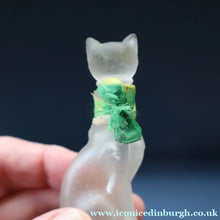 Load image into Gallery viewer, Delightful 1920s CUSSONS Miniature Cat Perfume Bottle or Flacon. 3 inches in height
