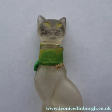 Load image into Gallery viewer, 1920s CUSSONS Miniature Cat Perfume Bottle or Flacon. Wembley Empire Exhibition Interest 1924
