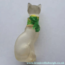 Load image into Gallery viewer, 1920s CUSSONS Miniature Cat Perfume Bottle or Flacon. Wembley Empire Exhibition Interest 1924
