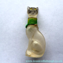 Load image into Gallery viewer, 1920s CUSSONS Miniature Cat Perfume Bottle or Flacon. Wembley Empire Exhibition Interest 1924
