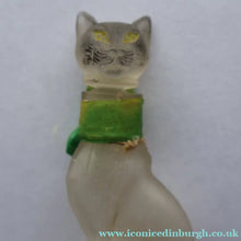 Load image into Gallery viewer, 1920s CUSSONS Miniature Cat Perfume Bottle or Flacon. Wembley Empire Exhibition Interest 1924
