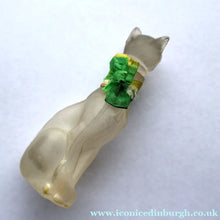 Load image into Gallery viewer, 1920s CUSSONS Miniature Cat Perfume Bottle or Flacon. Wembley Empire Exhibition Interest 1924
