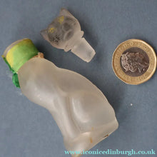 Load image into Gallery viewer, Delightful 1920s CUSSONS Miniature Cat Perfume Bottle or Flacon. 3 inches in height
