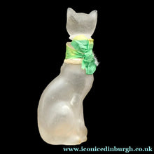 Load image into Gallery viewer, 1920s CUSSONS Miniature Cat Perfume Bottle or Flacon. Wembley Empire Exhibition Interest 1924
