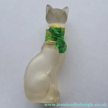 Load image into Gallery viewer, 1920s CUSSONS Miniature Cat Perfume Bottle or Flacon. Wembley Empire Exhibition Interest 1924
