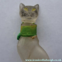 Load image into Gallery viewer, 1920s CUSSONS Miniature Cat Perfume Bottle or Flacon. Wembley Empire Exhibition Interest 1924
