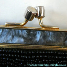 Load image into Gallery viewer, 1940s PETIT POINT &amp; GLASS BEAD Handbag or Evening Bag
