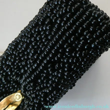 Load image into Gallery viewer, 1940s PETIT POINT &amp; GLASS BEAD Handbag or Evening Bag
