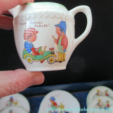 Load image into Gallery viewer, Vintage 1950s AMERSHAM Child's Nursery Tea Set. Four Place Settings
