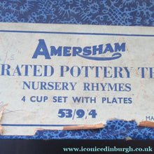 Load image into Gallery viewer, Vintage 1950s AMERSHAM Child's Nursery Tea Set. Four Place Settings
