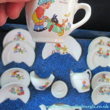 Load image into Gallery viewer, Vintage 1950s AMERSHAM Child's Nursery Tea Set. Four Place Settings
