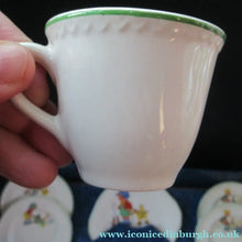 Load image into Gallery viewer, Vintage 1950s AMERSHAM Child's Nursery Tea Set. Four Place Settings
