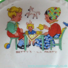 Load image into Gallery viewer, Vintage 1950s AMERSHAM Child's Nursery Tea Set. Four Place Settings
