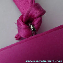 Load image into Gallery viewer, Pre-loved Philip Treacey Small Pink Handbag or Clutch Bag. Boxed with Dustbag
