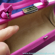 Load image into Gallery viewer, Pre-loved Philip Treacey Small Pink Handbag or Clutch Bag. Boxed with Dustbag
