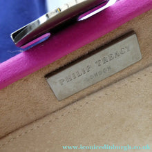 Load image into Gallery viewer, Pre-loved Philip Treacey Small Pink Handbag or Clutch Bag. Boxed with Dustbag
