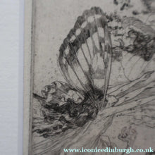 Load image into Gallery viewer, Strange 1930s Etching Featuring Winged Imps by Doris Boulton-Maude. Entitled "The Dead Tree.
