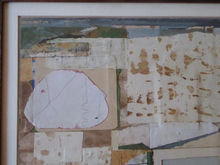 Load image into Gallery viewer, Scottish Art. Philip Reeves 1970s Abstract Collage and Mixed Media
