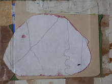 Load image into Gallery viewer, Scottish Art. Philip Reeves 1970s Abstract Collage and Mixed Media
