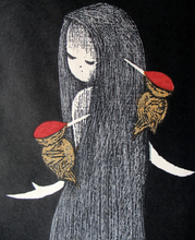 Load image into Gallery viewer, JAPANESE Woodblock Print by Kaoru Kawano
