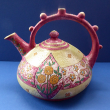 Load image into Gallery viewer, Beautiful Austrian 1910s Art Nouveau / Jugenstil Amphora Puzzle Teapot or Kettle, with Wiener Werkstatte inspired decoration
