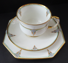 Load image into Gallery viewer, Pair of 1920s PARAGON Bone China ART NOUVEAU Pattern Trio
