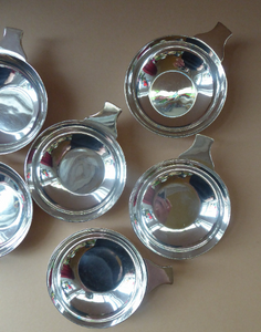 Vintage Scottish Silver Plate Tastevin