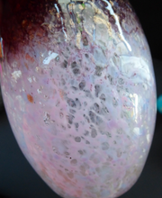 Load image into Gallery viewer, 1930s Monart Glass Vase with Gold Aventurine Flakes

