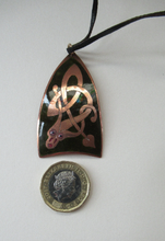 Load image into Gallery viewer, 1970s Copper and Enamel Pendant by John Leman, Scotland
