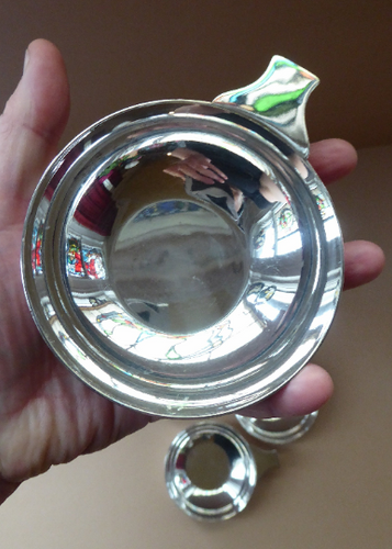 Vintage Scottish Silver Plate Tastevin