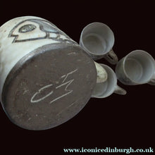 Load image into Gallery viewer, Vintage 1960s Dutch Studio Pottery Cups by Hannie Mein
