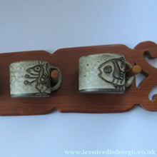Load image into Gallery viewer, Vintage 1960s Dutch Studio Pottery Cups by Hannie Mein
