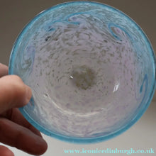 Load image into Gallery viewer, E/ Fabulous Little X ZA Shape Antique Scottish Monart Glass Bowl. With Original Paper Label on the Base 
