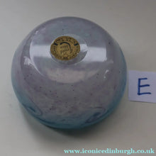 Load image into Gallery viewer, E/ Fabulous Little X ZA Shape Antique Scottish Monart Glass Bowl. With Original Paper Label on the Base 
