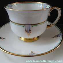 Load image into Gallery viewer, Pair of 1920s PARAGON Bone China ART NOUVEAU Pattern Trio
