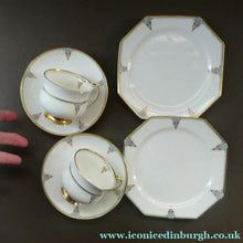 Load image into Gallery viewer, Pair of 1920s PARAGON Bone China ART NOUVEAU Pattern Trio
