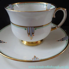 Load image into Gallery viewer, Pair of 1920s PARAGON Bone China ART NOUVEAU Pattern Trio
