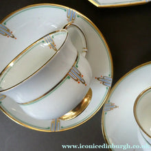 Load image into Gallery viewer, Pair of 1920s PARAGON Bone China ART NOUVEAU Pattern Trio

