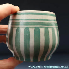 Load image into Gallery viewer, Early 1920s Poole "PORTUGUESE STRIPE" Pot. Carter, Stabler and Adams Mark
