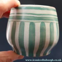 Load image into Gallery viewer, Early 1920s Poole "PORTUGUESE STRIPE" Pot. Carter, Stabler and Adams Mark

