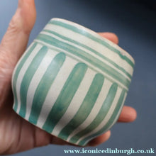 Load image into Gallery viewer, Early 1920s Poole "PORTUGUESE STRIPE" Pot. Carter, Stabler and Adams Mark
