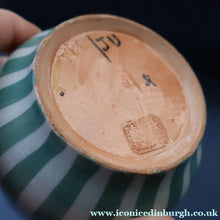 Load image into Gallery viewer, Early 1920s Poole "PORTUGUESE STRIPE" Pot. Carter, Stabler and Adams Mark
