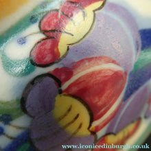 Load image into Gallery viewer, 1930s Art Deco Truda Carter Fuchsia Pattern Shallow Bowl
