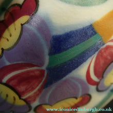 Load image into Gallery viewer, 1930s Art Deco Truda Carter Fuchsia Pattern Shallow Bowl
