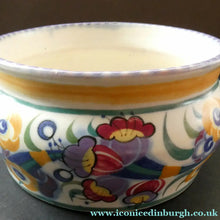 Load image into Gallery viewer, 1930s Art Deco Truda Carter Fuchsia Pattern Shallow Bowl
