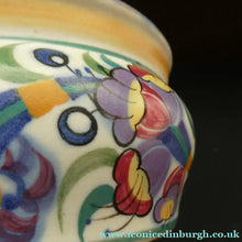 Load image into Gallery viewer, 1930s Art Deco Truda Carter Fuchsia Pattern Shallow Bowl
