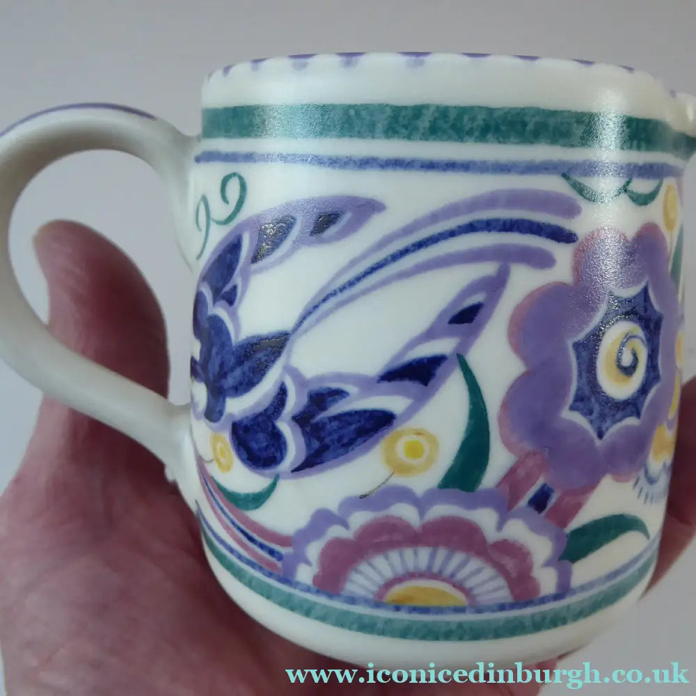 Early 1950s POOLE Pottery BLUEBIRD Pattern Decorative Jug – Iconic