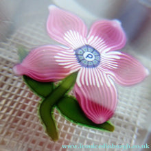 Load image into Gallery viewer, 1970s Pertshire Paperweight Stuart Drysdale Lampwork Paperwith Pink Flower BOXED
